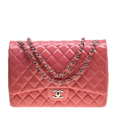 pink leather chanel bag|chanel pink double flap bag.